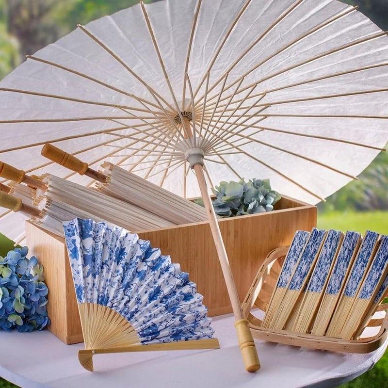 Fun Express Chinoiserie Print Folding Fan - Party Supplies - 12 Pieces - Image 4